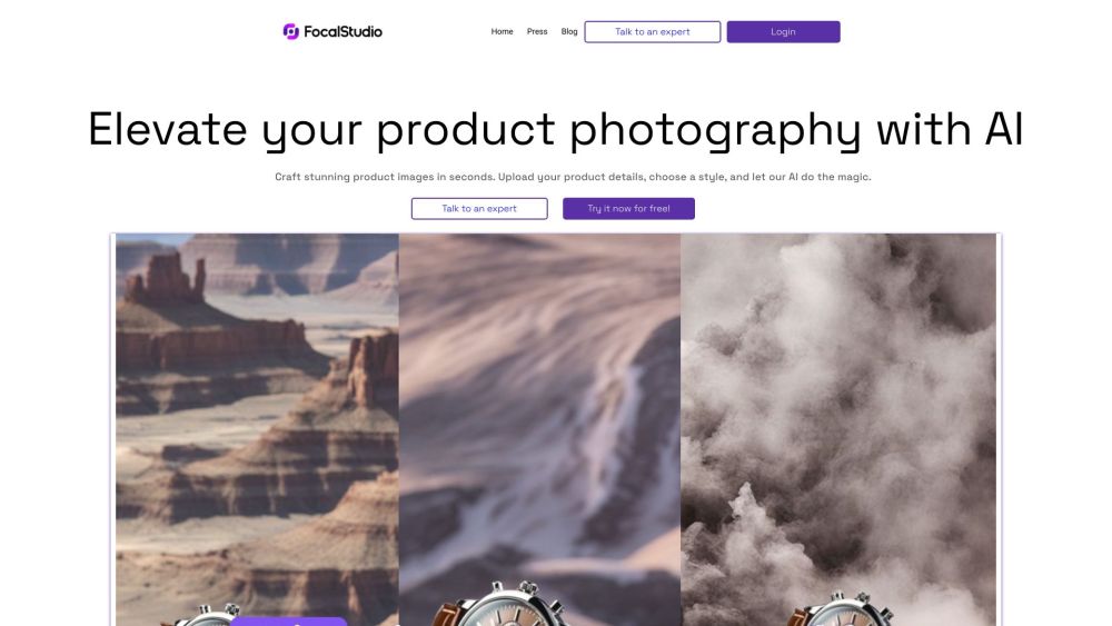 'FocalStudio: AI-Product Photos, No Skills Required, Fast Results'