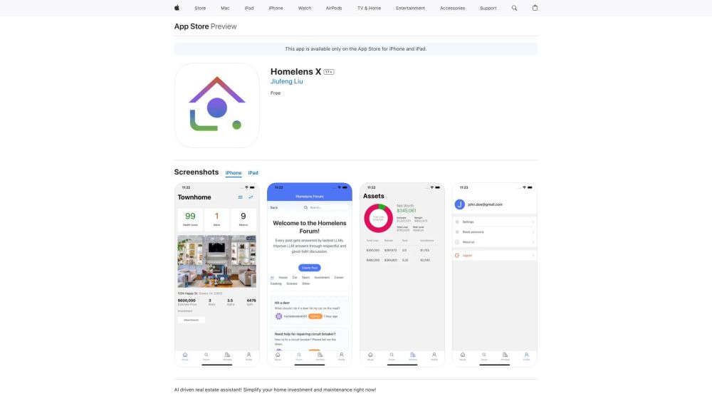 Homelens X: Simplifies Management, Cuts Costs, Tracks Property Finances