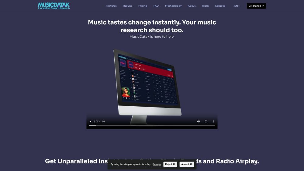 MusicDatak: Digital Radio Tool with Real-Time Data Analysis & Insights