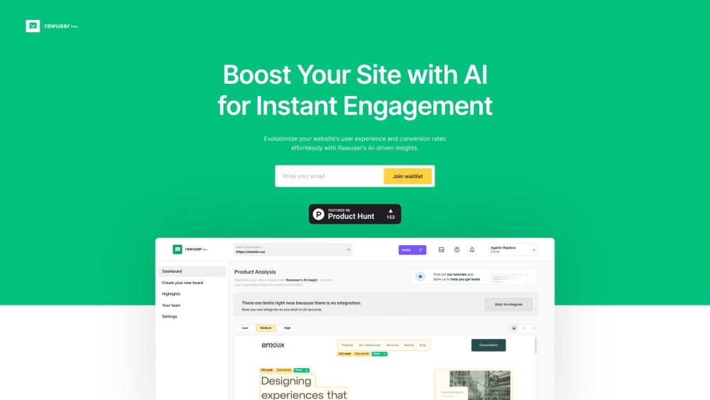 RawuserAI: Intelligent AI Tool for Personalized Web Content