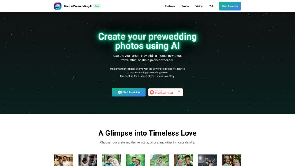 DreamPreweddingAI: Craft Perfect Prewedding Photos Using AI Technology