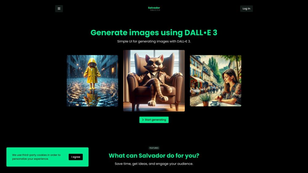 Salvador - DALL•E 3 UI: Seamless Interaction, No Coding Required