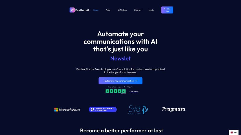 Feather AI: Content Creation, SEO Optimization, & AI Chatbot Services