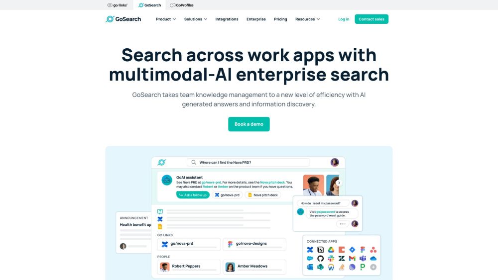 GoSearch : Enterprise Search & Instant Answers via genAI