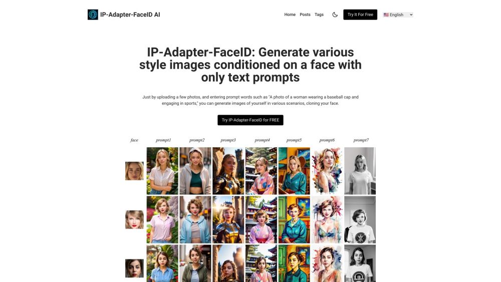 IP-Adapter-FaceID: Clone Your Face, Generate Style Images from Text