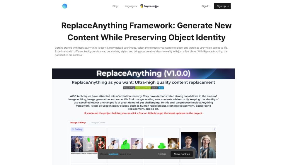 ReplaceAnything: Revolutionary, Innovative Content Replacement Framework