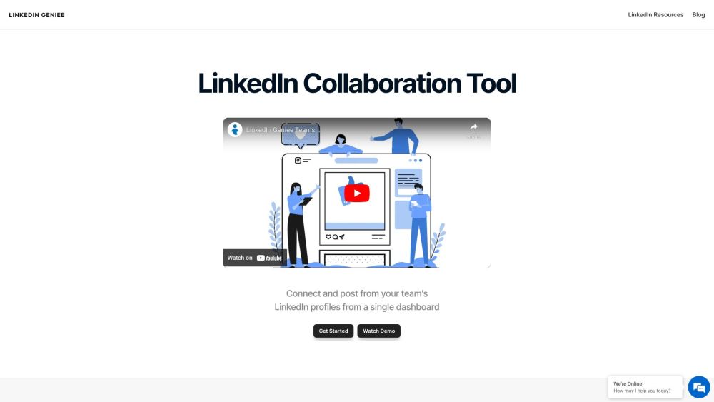 LinkedIn Geniee: Team Collaboration and Unified Posting Dashboard Tool