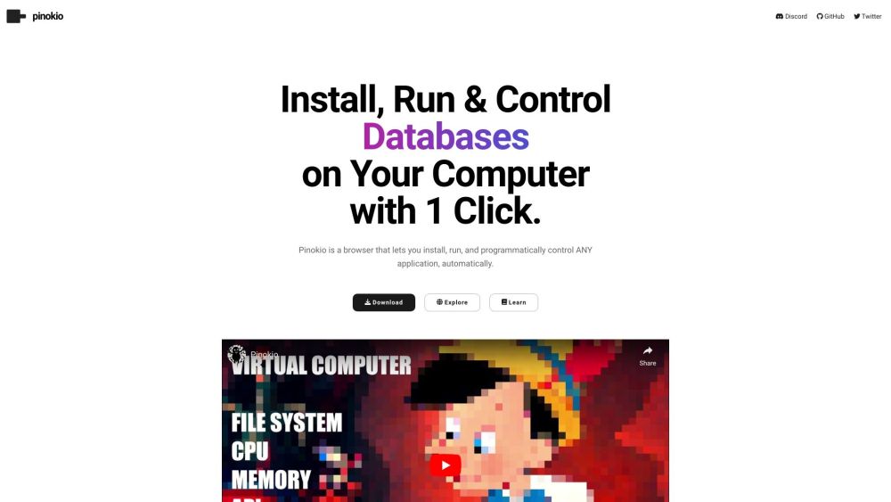 AI Browser: Pinokio - Install, Run, Control Apps Automatically