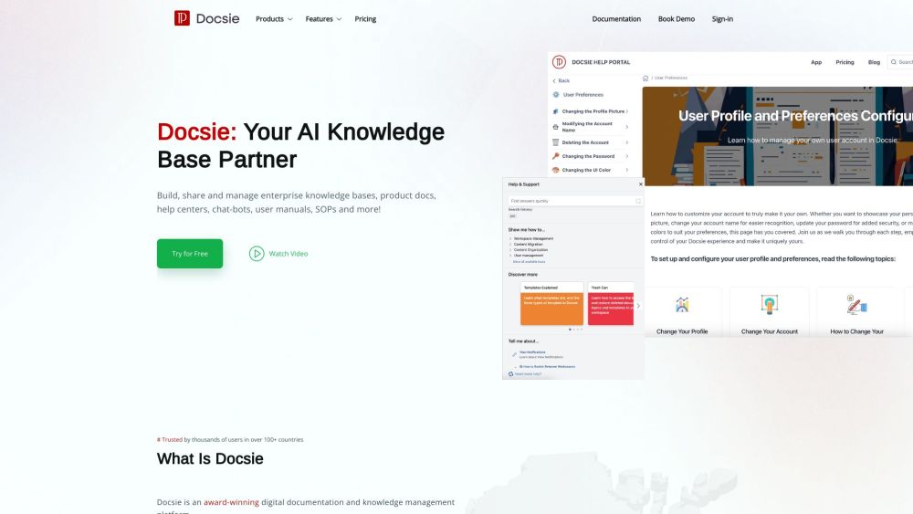 Docsie: Easy Web Tool for Creating & Managing Product Docs & Knowledge