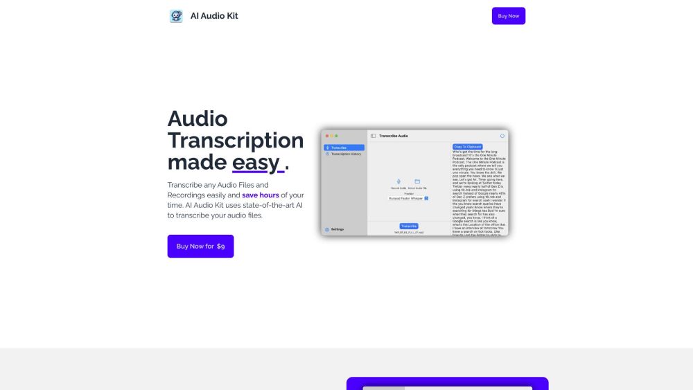 AI Audio Kit: macOS App for Easy Transcription with OpenAI Whisper