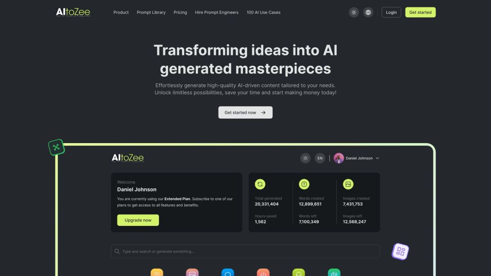 AItoZee: Hub for AI Code, Content, and Image Solutions