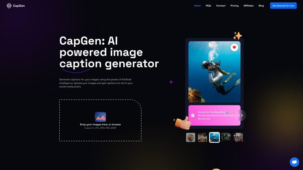 CapGen: Auto Caption Tool for Instagram, Twitter