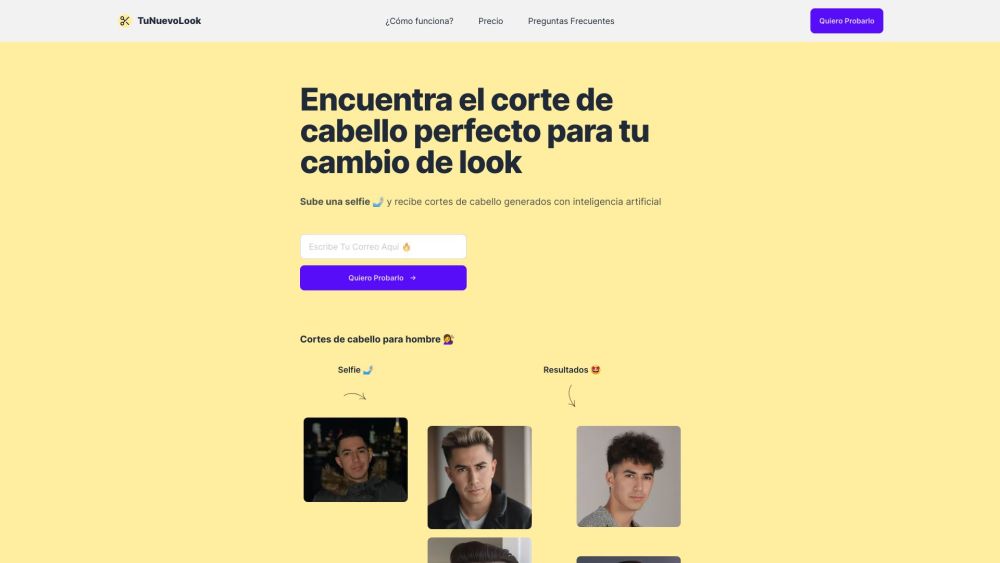 TuNuevoLook: AI Personalized Hairstyle Recommendations - Custom Style Tips