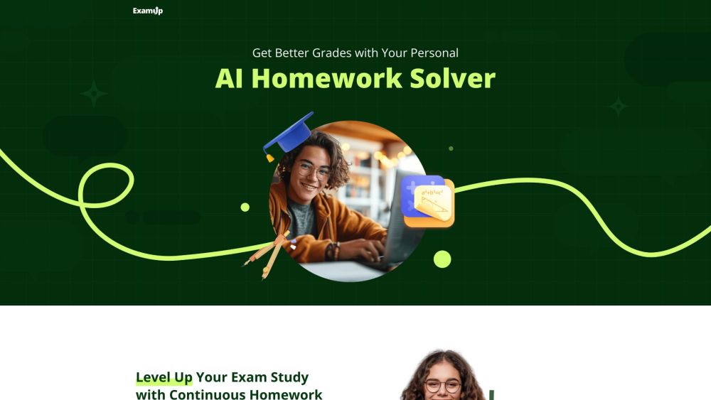 ExamUp: AI Homework Solver for Grade Boost & Exam Success