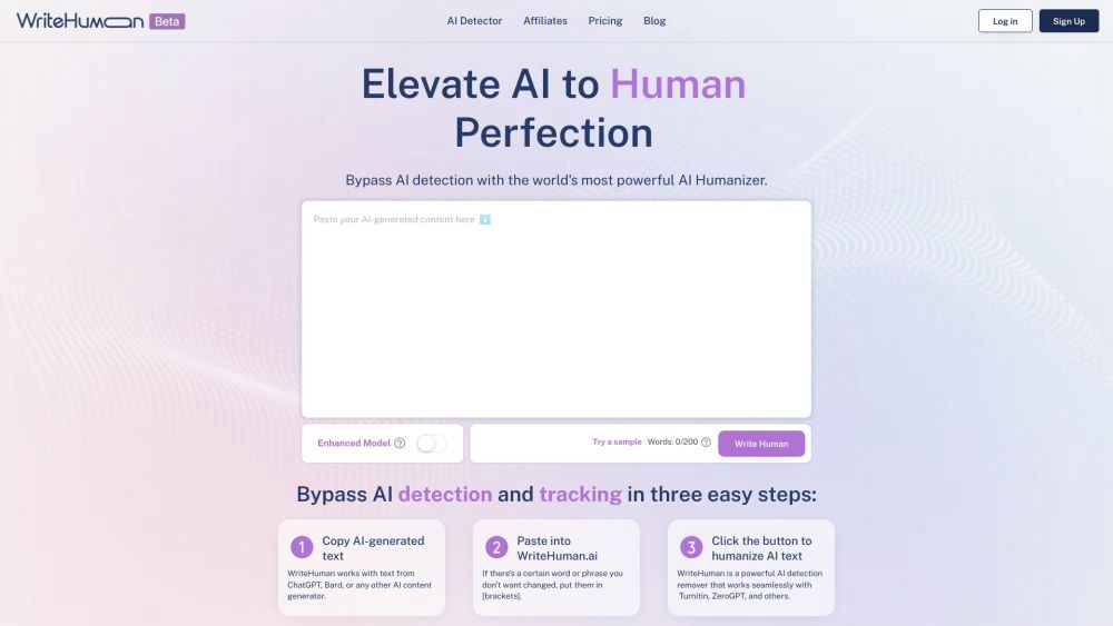 WriteHuman: Bypass AI Detection, Works with GPTZero, Turnitin