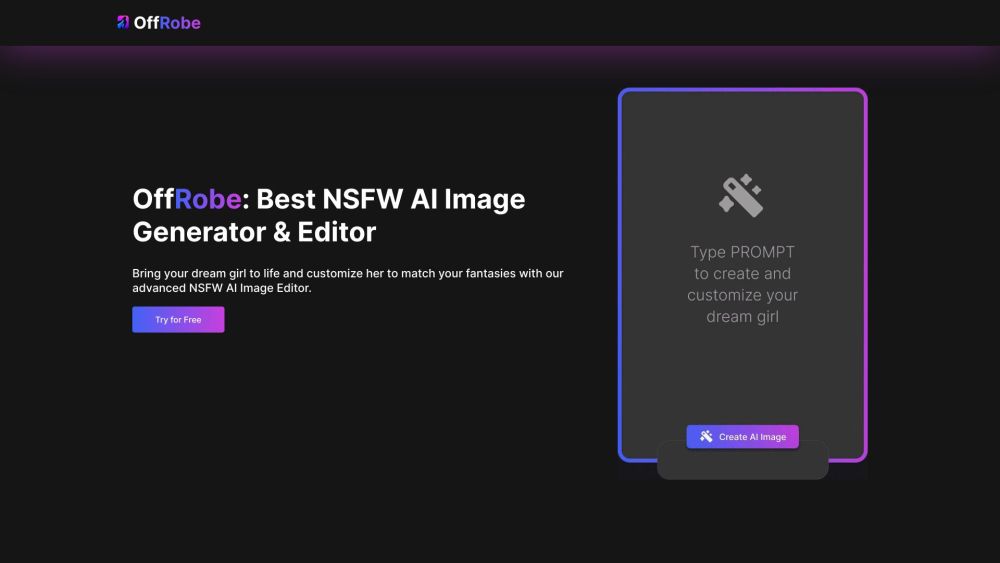 OffRobe : Generate & Browse Uncensored AI Images Effortlessly
