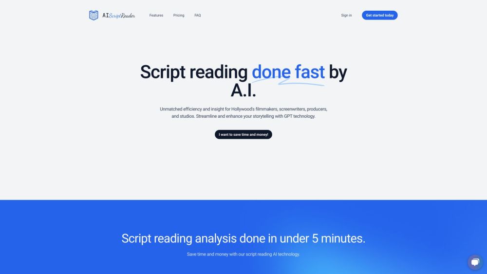 AIScriptReader: AI-Powered Script Reader for Busy Film Producers