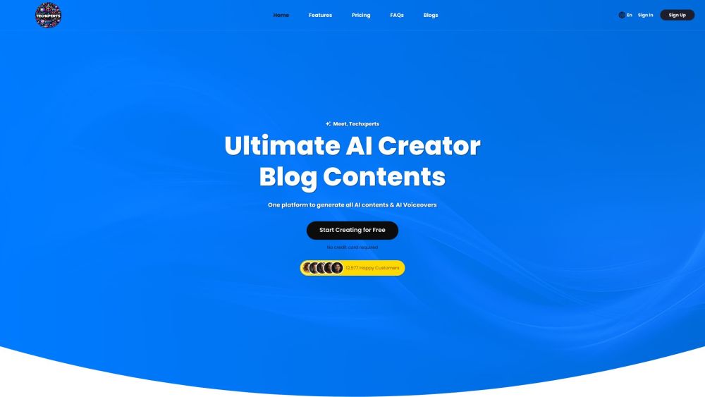 Techxperts: AI Content & Voiceover Generation Solution