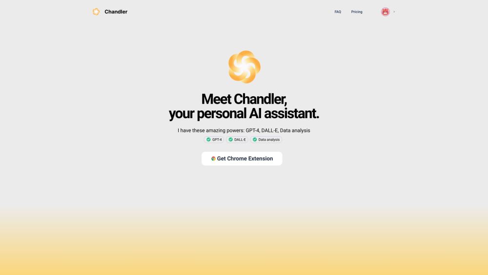 Chandler: Affordable AI Assistant - Answers, Image Gen & Data Analysis