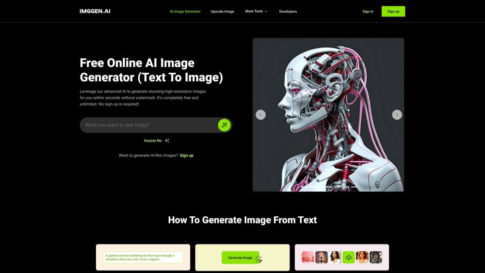 ImgGen AI: Free Generator for Image Enhancement & Upscaling, Unblurring