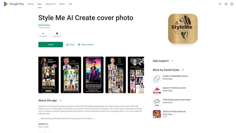 Style Me AI: AI-Driven Portrait & Cover Photo from One Picture