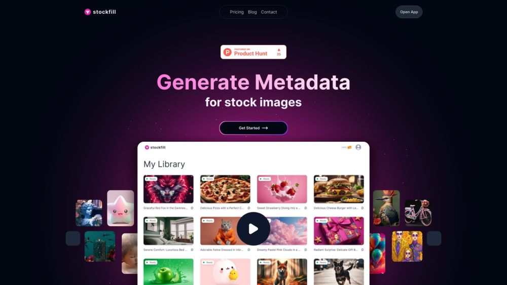 Stockfill : Efficient Title & Keyword Generation for Stock Images