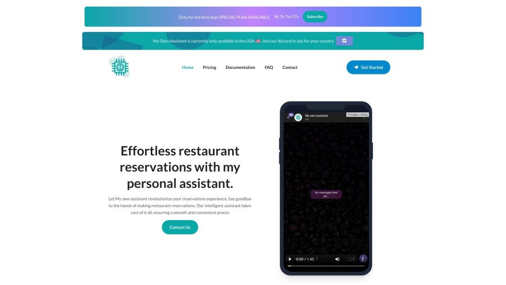 My Own Assistant: AI for Efficient and Timely Restaurant Reservations