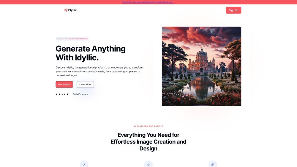 Idyllic: AI Image Editing & Design Generation Platform - Innovative & Seamless