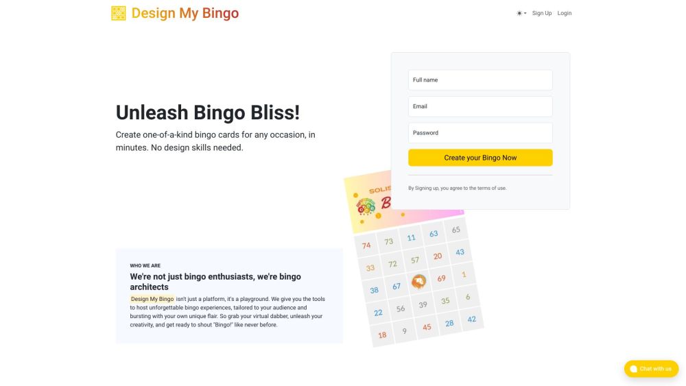 Design My Bingo: Personalized, Quick Bingo Cards for Any Occasion in Minutes