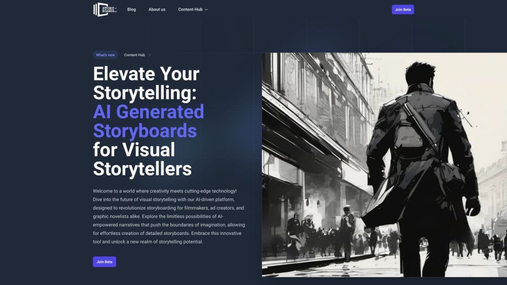 Story-Boards.ai : AI-Generated Storyboards For Visual Narratives