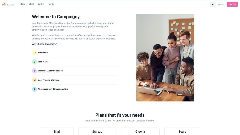 Campaigny: User-Friendly Platform to Empower Business Connections