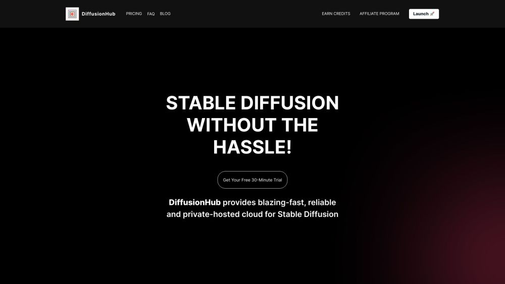 DiffusionHub: Stable, Hosted Cloud Platform for Stable Diffusion