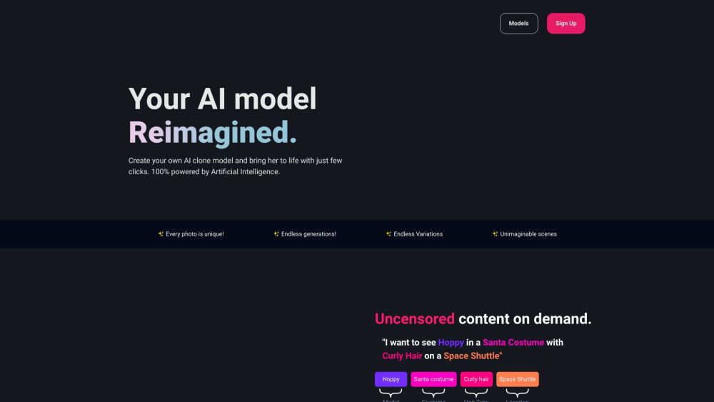 DeepMode: AI Clone Models Creation Made Easy with Just a Few Clicks