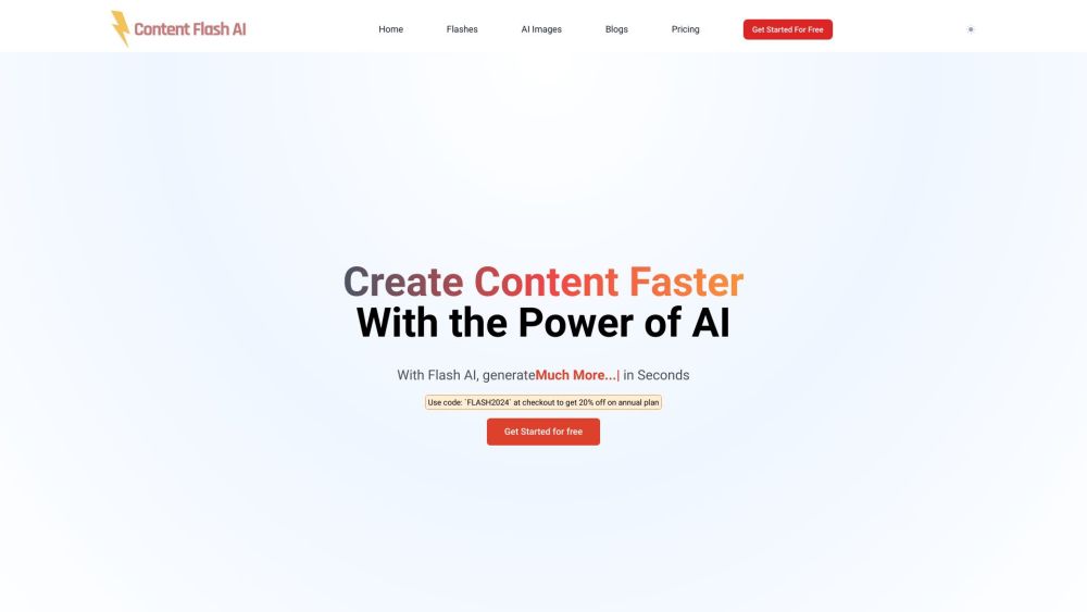 Content Flash AI: Blogs, Emails, Video Scripts, AI Images, Captions