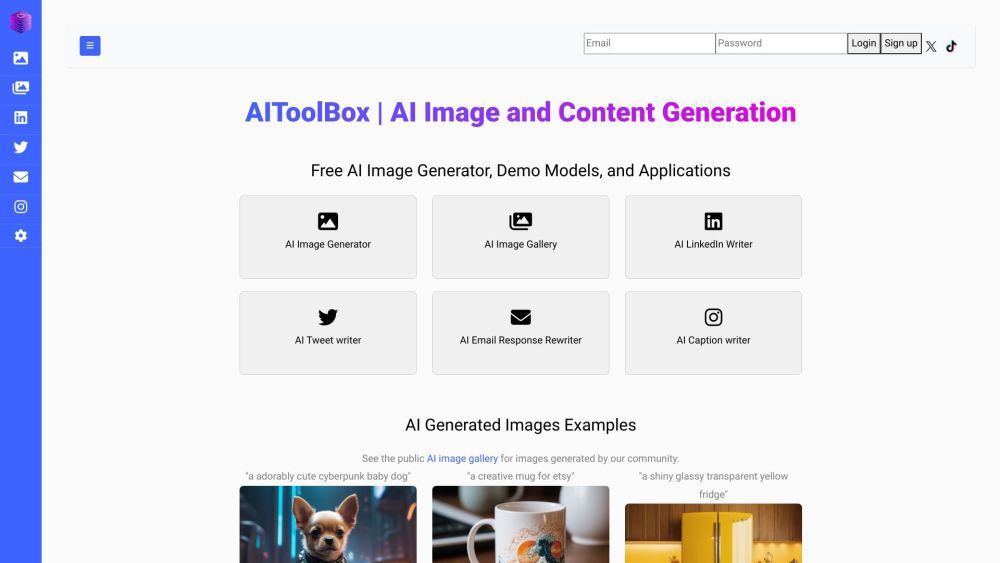 AIToolBox: AI Image & Content Creation, Customization & Hosting Solutions