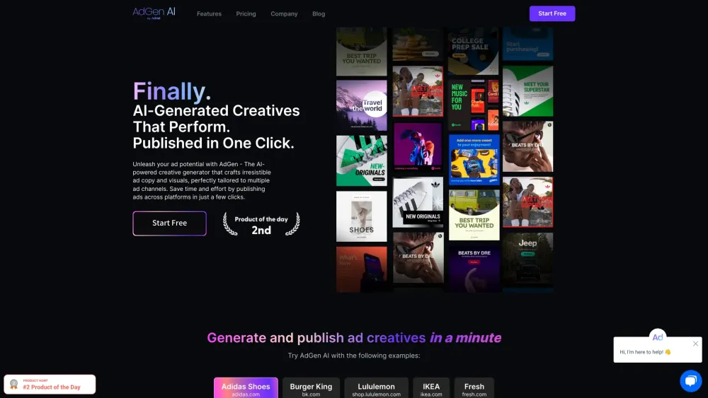 AdGen AI: Streamline Ad Creation, Generate 100+ Variants in Minutes