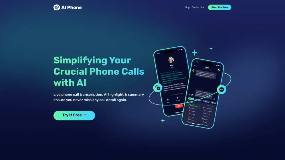 AI Phone: AI Call Translation, Summarizing, Extra Number Features