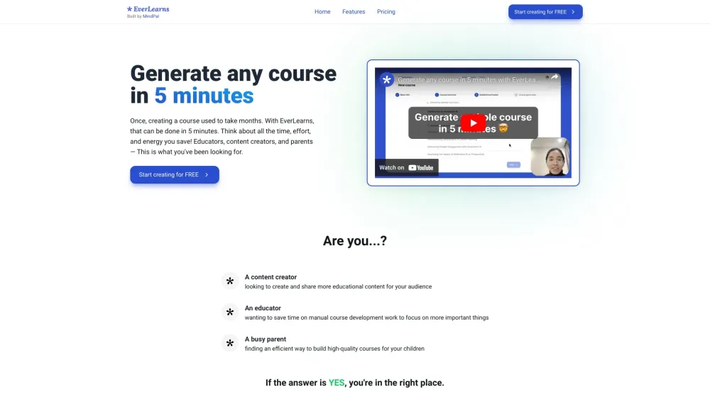 EverLearns: AI-Enhanced Learning Space for Anything & All Subjects