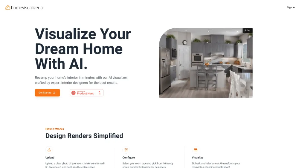 HomeVisualizer.AI: AI-Powered Tool for Quick Interior Design Revamps