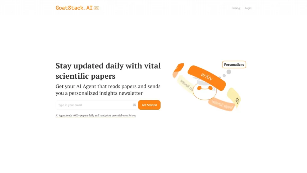 GoatStack.AI: AI Agent Reads Papers, Provides Insights