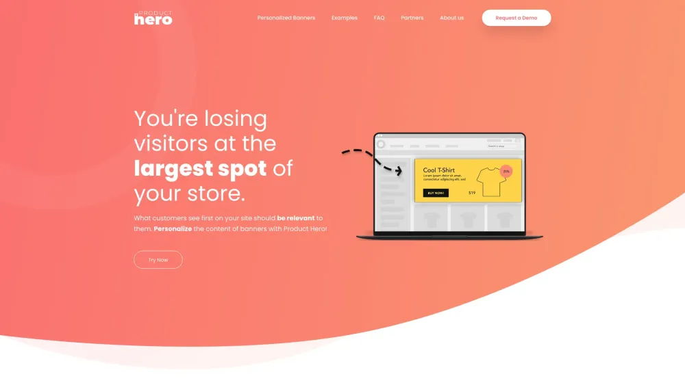 Product Hero: Create & Personalize E-commerce Banners at Scale