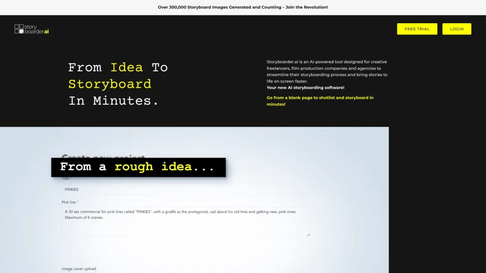 Storyboarder.ai: AI-Powered Tool to Streamline Storyboarding Process