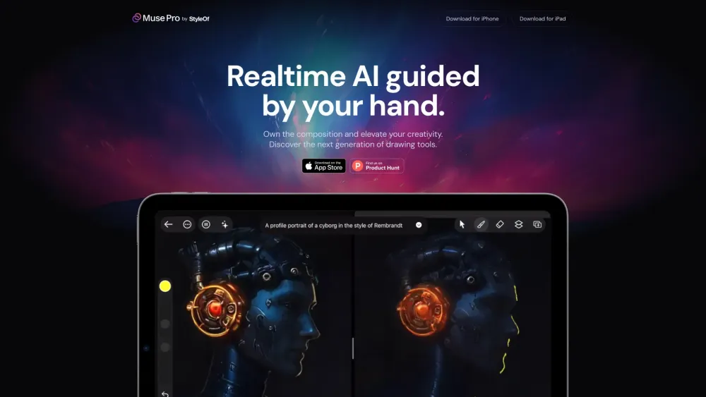Muse Pro: AI-Enhanced Sketching and Painting - Ultimate Creativity Tool