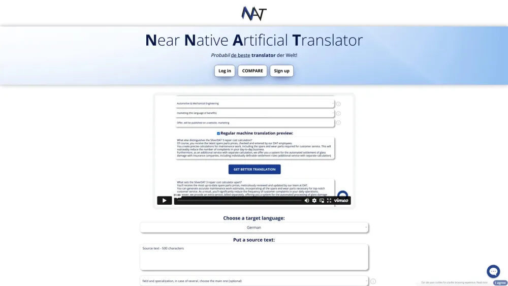 NNAT: Ultimate Online Translator for Seamless Communication