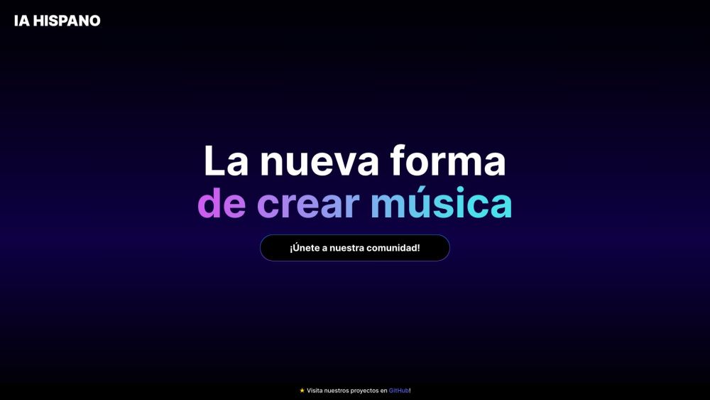 IA Hispano: Líder en IA para Música - Comunidad Hispana Innovadora