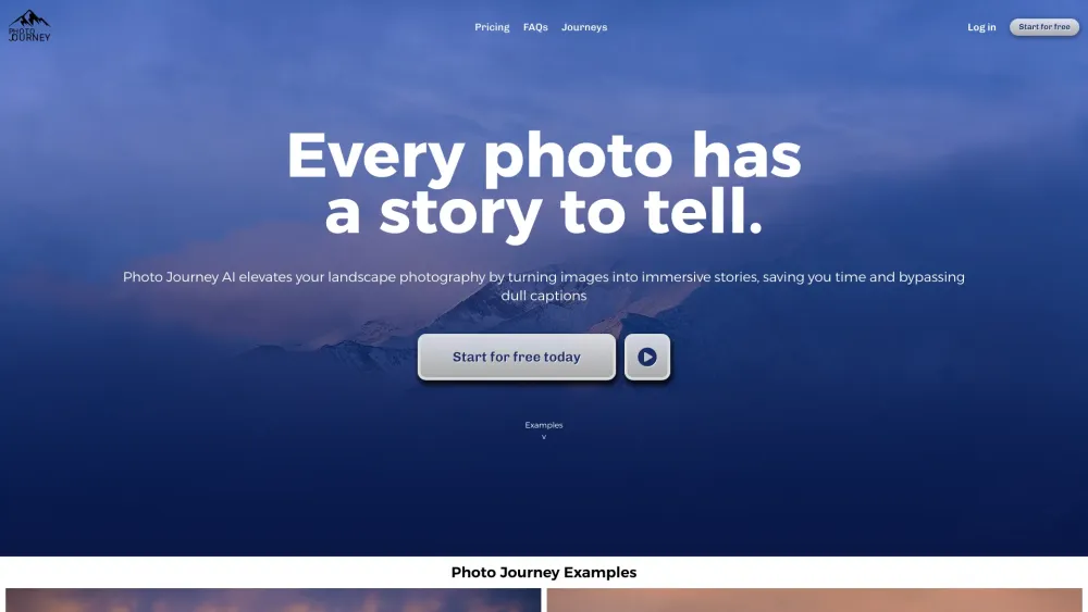 Photo Journey AI: Transforming Photos into Captivating Stories