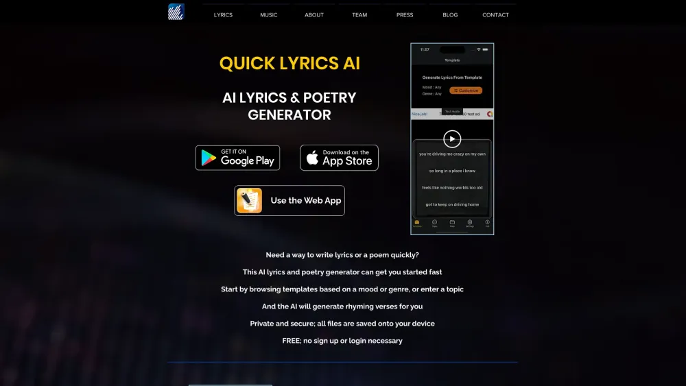 AUDOIR: AI Lyrics, Music, and Song Generator Apps - Revolutionary Tools