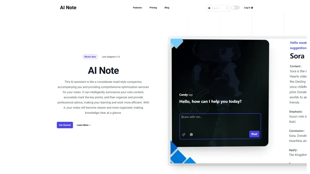 AI Note Helper: Smart Summarizing, Key Points Highlighting & Efficiency Boosting