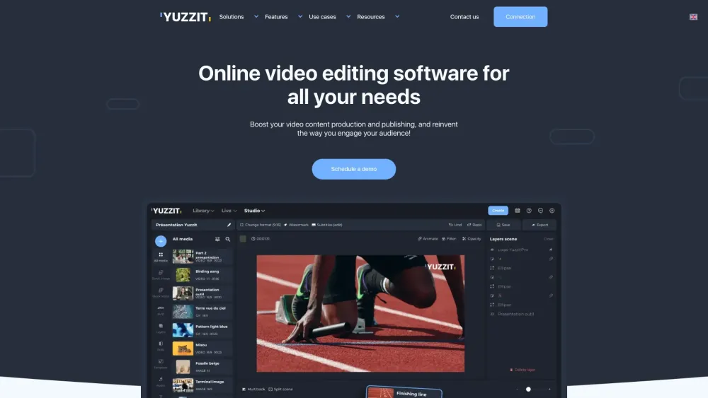 Yuzzit: Edit, Stream, Collaborate & Publish Videos