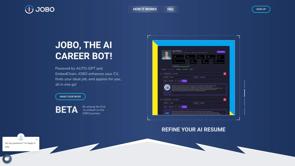 JOBO: Ultimate CV Enhancement, Job Matching & Application Tool : CV Enhancement, Job Matching, & Applications